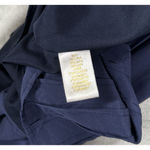 Jenny Han Dress Womens Small Blue Black Lace Shift Pleated Silk Date Night Party Photo 5