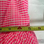 Lilly Pulitzer Lowe Fiesta Pink Pretty Gingham Strapless Peplum Dress 6 neon Photo 14