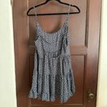 Brandy Melville  | Tiered Navy Ditsy Floral Jada Sundress Open Back | One Size Photo 1