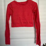 Lululemon  Women's Ebb to Street Long Sleeve - Coral‎ - Size 6 Photo 0
