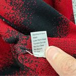 Ming Wang Long Sleeve Sweater Cardigan Collared Rhinestone Black Red Women's 3XL Photo 9