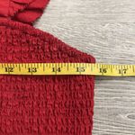 Old Navy Red Scrunched Boho Top Tank Shirt Womens Medium Photo 2