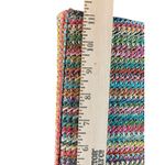Haute Hippie  Boho‎ Indie Resort Raffia Woven Beaded Handle Bag Colorful Purse Photo 6