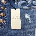 Jelly Jeans High Rise Distressed Skinny Button Fly Size 9 / 26 Waist Denim‎ NEW Blue Photo 4