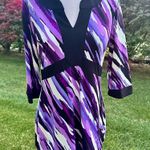 Style & Co  Purple Geometrical Print Tunic Photo 2