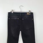 ZARA  black skinny jeans w/ gold‎ rhinestones Photo 4