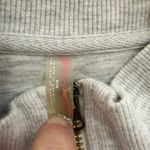 Free People Movement Adeline 1/4 Zip Mock Neck Gray Popover Medium Photo 2