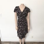 Anthropologie [] Maeve Noronha Elephant Print Flowy Faux Wrap Dress Size Large L Photo 2
