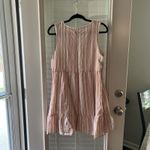 Ronni Nicole Ronnie Nicole Dress Medium Gauzy  Linen Blend Tiered Photo 1