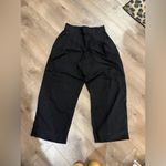 Madewell  Black Wide-Leg Pants. Size 0p. Photo 2