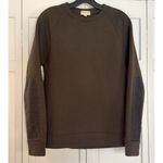 Club Monaco greenâtextured sweater genuine leather elbow sleeves xs Photo 7