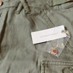 Anthropologie NWT  Olive Green Cargo Shorts Photo 3