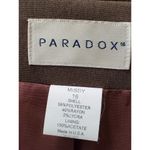 Paradox Women's Brown Polyester Single Breasted Jacket & Pant 2 Pc Suit Size 16 Photo 6