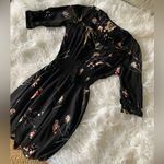 Jaase xs Indiana black floral button down boho maxi dress Photo 1