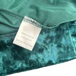 Emma & Sam Women Oversized Crushed Velvet Top Size‎ XS Green Drop Sleeve Whimsigoth NEW Photo 4