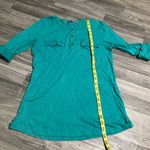 Athleta 🌿 Teal Long Sleeve Shirt; size Small Photo 7