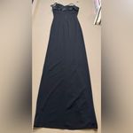 City Studio Elegant Black Evening Gown with Bow Detail Size 2 Photo 6
