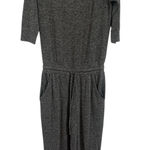 Aerie  Gray Knit Jogger Jumpsuit Soft Stretchy Women’s Size S Minimalist Chic Bohemian Photo 0