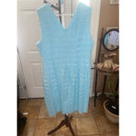 Doncaster baby blue chiffon overlay size 16 Photo 7