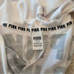 Victoria's Secret PINK Nation Hooded Beach Jersey Tunic White Black Logo Sz M Size M Photo 9