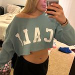 Target cropped one shoulder crewneck Photo 0