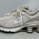 Nike 2008 Shox Turbo Plus VII Athletic Shoes White Silver Women's Size 10 Photo 3