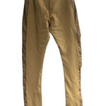 Lysse Women’s Faux Suede High Waist Skinny Leggings Pants Tan Size Small Photo 0