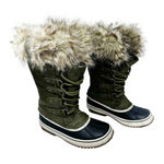 Sorel  Joan of Arctic Winter Boots Grey Faux Fur Waterproof Snow Boots Size 7 Photo 0