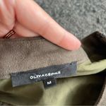 Olivaceous suede mini skirt Photo 3