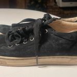 UGG  Women’s Size 8 Tomi Black Suede Low Top Lace Up Sneakers Shoes Photo 1