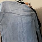 J.Crew  Chambray Shirt Dress Womens XXS Coastal Cowboy Mini Blue Casual Western Photo 5