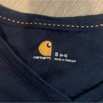 Carhartt Blue Crew Neck Long Sleeve T-Shirt Photo 1