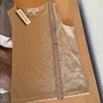 Bob Mackie  studio vintage deadstock new with tags  Shimmering Gold Tank Top Photo 7