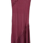 Komarov Sz XS/S Women's Mauve Pink Vneck Pleated Skirt Sleeveless Maxi Dress Photo 0
