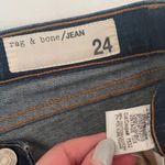 Rag and Bone | Blue Jeans with White Tuxedo Stripe Size 24 Photo 7