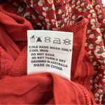 Princess Polly  The Bonnie Mini Dress in Maroon sz 4 Adjustable Tie Strap Floral Photo 12