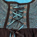 Drindl Ocktoberfest Octoberfest German Austrian Corset Dress Costume Dress Up Black Size 4 Photo 3