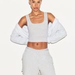 SKIMS Cotton Jersey Classic Short in Light Heather Grey, Size Small Photo 0