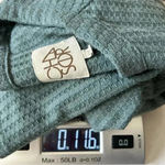 Chaser  Womens Waffle Knit Thermal  Top Button Long Sleeve Tunic Top  XXL… Photo 2