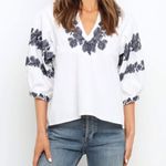 Petal and Pup Kyah Embroidered Top White size L Photo 0