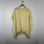 Chico's Chico’s 100% Linen Paisley Ruana Wrap Cardigan Women’s Sz S/M lightweight Photo 1