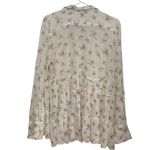 VTG Ralph Lauren Denim & supply Floral Boho Western Ruffle Tiered Cottagecore Pink Size L Photo 0