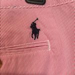 Polo Ralph Lauren pinstripe Pink Women's Shorts Size 14 Photo 2