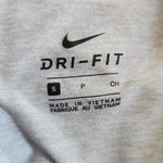 Gray Long Sleeve Tee with Hoodie Size Small Nike Gray Hoodie Logo Top Photo 4