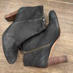 Cole Haan Harper Bootie II Black Nubuck Leather Side Zip Ankle Size 6 1/2 Photo 1