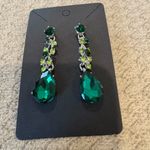 Emerald Green and Lime Drop Earrings Photo 1