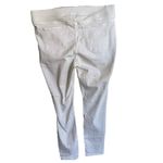 Old Navy  Womens Jeggings Sz 18 Super Skinny Jeans Rockstar White Mid Rise Ripped Photo 3