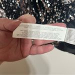 Primark Women’s Primary All Over Sequins Black & Silver Long Sleeve Dress Size Large Photo 6