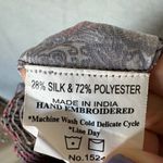 Karyn Seo Silk Blend Paisley Boho Flowy Wide Leg Pants Size XL Red Photo 5