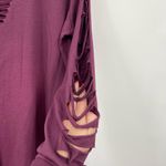 Torrid NEW Classic Fit Cotton Crew Neck Slasher knit purple Tee plus size 2X Photo 4